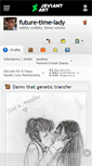 Mobile Screenshot of future-time-lady.deviantart.com