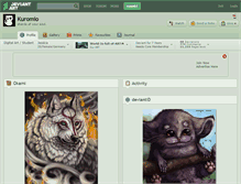 Tablet Screenshot of kuromio.deviantart.com