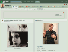 Tablet Screenshot of myawho.deviantart.com