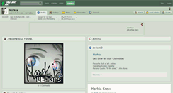 Desktop Screenshot of norkia.deviantart.com