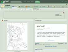 Tablet Screenshot of nirokee.deviantart.com