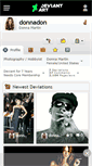 Mobile Screenshot of donnadon.deviantart.com