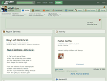 Tablet Screenshot of niteprizm.deviantart.com