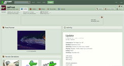 Desktop Screenshot of jakfrost.deviantart.com