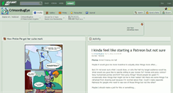 Desktop Screenshot of crimsonbugeye.deviantart.com