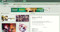Desktop Screenshot of deathguns.deviantart.com
