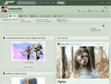 Tablet Screenshot of lenalawliet.deviantart.com