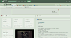 Desktop Screenshot of lsf-orpheus.deviantart.com