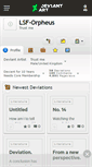 Mobile Screenshot of lsf-orpheus.deviantart.com