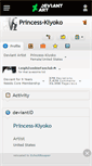 Mobile Screenshot of princess-kiyoko.deviantart.com