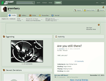 Tablet Screenshot of greenfaery.deviantart.com