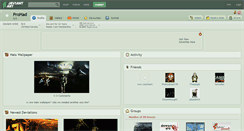 Desktop Screenshot of prohad.deviantart.com