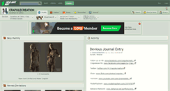 Desktop Screenshot of crapulecreation.deviantart.com