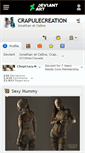 Mobile Screenshot of crapulecreation.deviantart.com