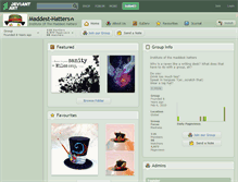 Tablet Screenshot of maddest-hatters.deviantart.com