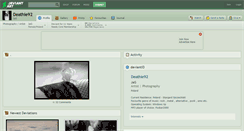 Desktop Screenshot of deathie92.deviantart.com
