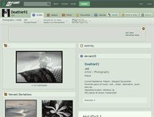 Tablet Screenshot of deathie92.deviantart.com