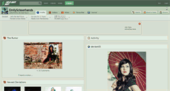 Desktop Screenshot of emilyscissorhands.deviantart.com