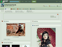 Tablet Screenshot of emilyscissorhands.deviantart.com
