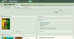 Desktop Screenshot of cheif-x-samus-club.deviantart.com
