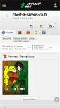 Mobile Screenshot of cheif-x-samus-club.deviantart.com