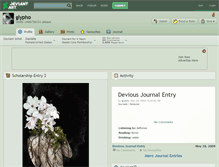 Tablet Screenshot of glypho.deviantart.com