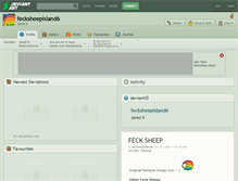 Tablet Screenshot of fecksheepisland6.deviantart.com