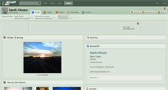 Desktop Screenshot of kaotic-kitsune.deviantart.com
