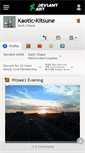 Mobile Screenshot of kaotic-kitsune.deviantart.com
