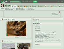 Tablet Screenshot of onlyono.deviantart.com