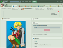 Tablet Screenshot of lufki.deviantart.com