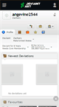 Mobile Screenshot of angevine2544.deviantart.com