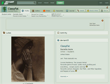 Tablet Screenshot of classyfat.deviantart.com