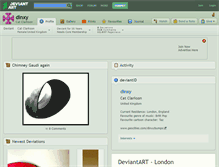 Tablet Screenshot of dinxy.deviantart.com