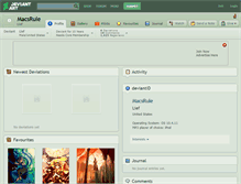 Tablet Screenshot of macsrule.deviantart.com