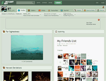Tablet Screenshot of gt1.deviantart.com