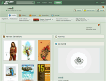 Tablet Screenshot of nvrdi.deviantart.com