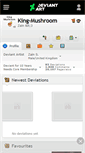 Mobile Screenshot of king-mushroom.deviantart.com