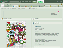 Tablet Screenshot of montendo.deviantart.com