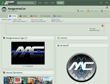 Tablet Screenshot of mangaversecon.deviantart.com