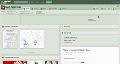 Desktop Screenshot of anti-karin-club.deviantart.com