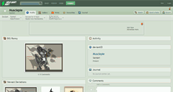 Desktop Screenshot of musclepie.deviantart.com