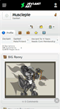Mobile Screenshot of musclepie.deviantart.com