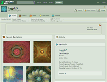 Tablet Screenshot of juggalo5.deviantart.com