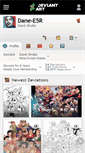 Mobile Screenshot of dane-e5r.deviantart.com