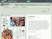 Tablet Screenshot of dane-e5r.deviantart.com