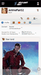 Mobile Screenshot of animefans2.deviantart.com