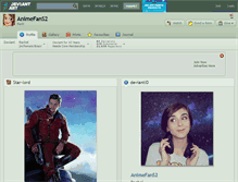 Tablet Screenshot of animefans2.deviantart.com