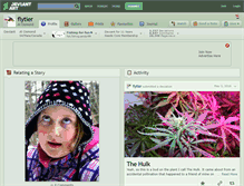 Tablet Screenshot of flytier.deviantart.com