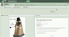 Desktop Screenshot of frontierx.deviantart.com